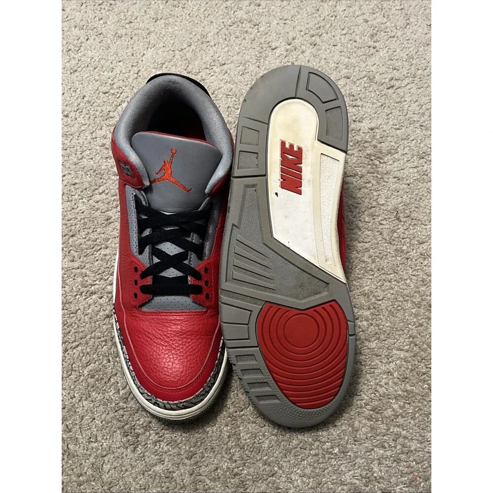 Mens Size 12 Nike Air Jordan 3 Retro SE Mid Unite CK5692-600 Used